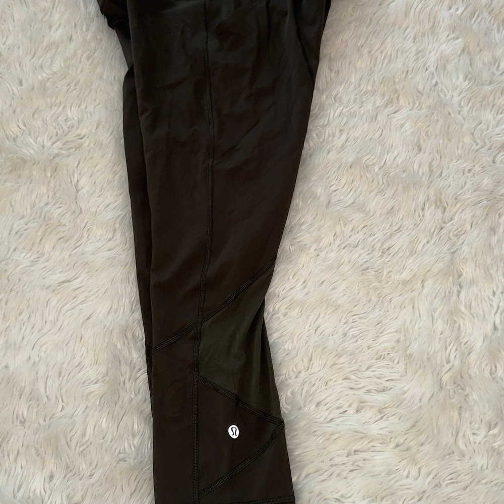 Lululemon Pace Rival Crop 22" Dark Olive 8 - Picture 3 of 6
